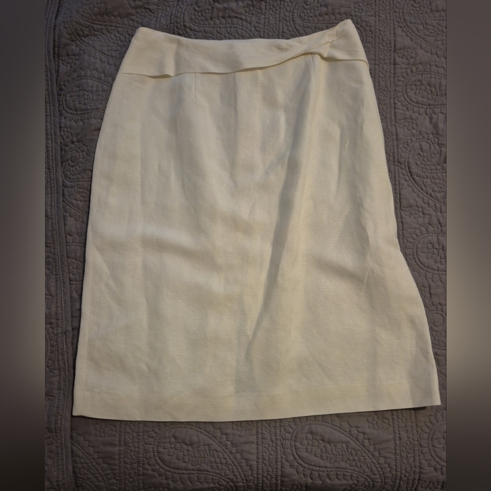 Alex Marie White Pencil Skirt